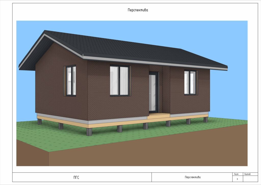 каркасный дом в ревит